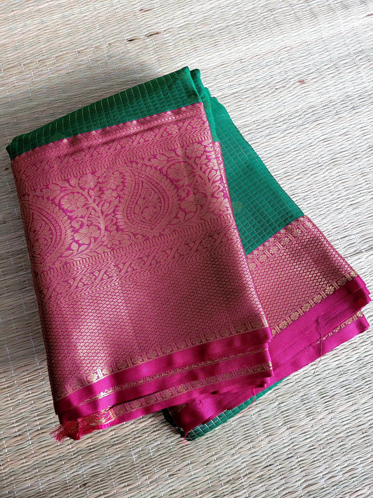 Semi Kanchipuram Handloom Silk Saree