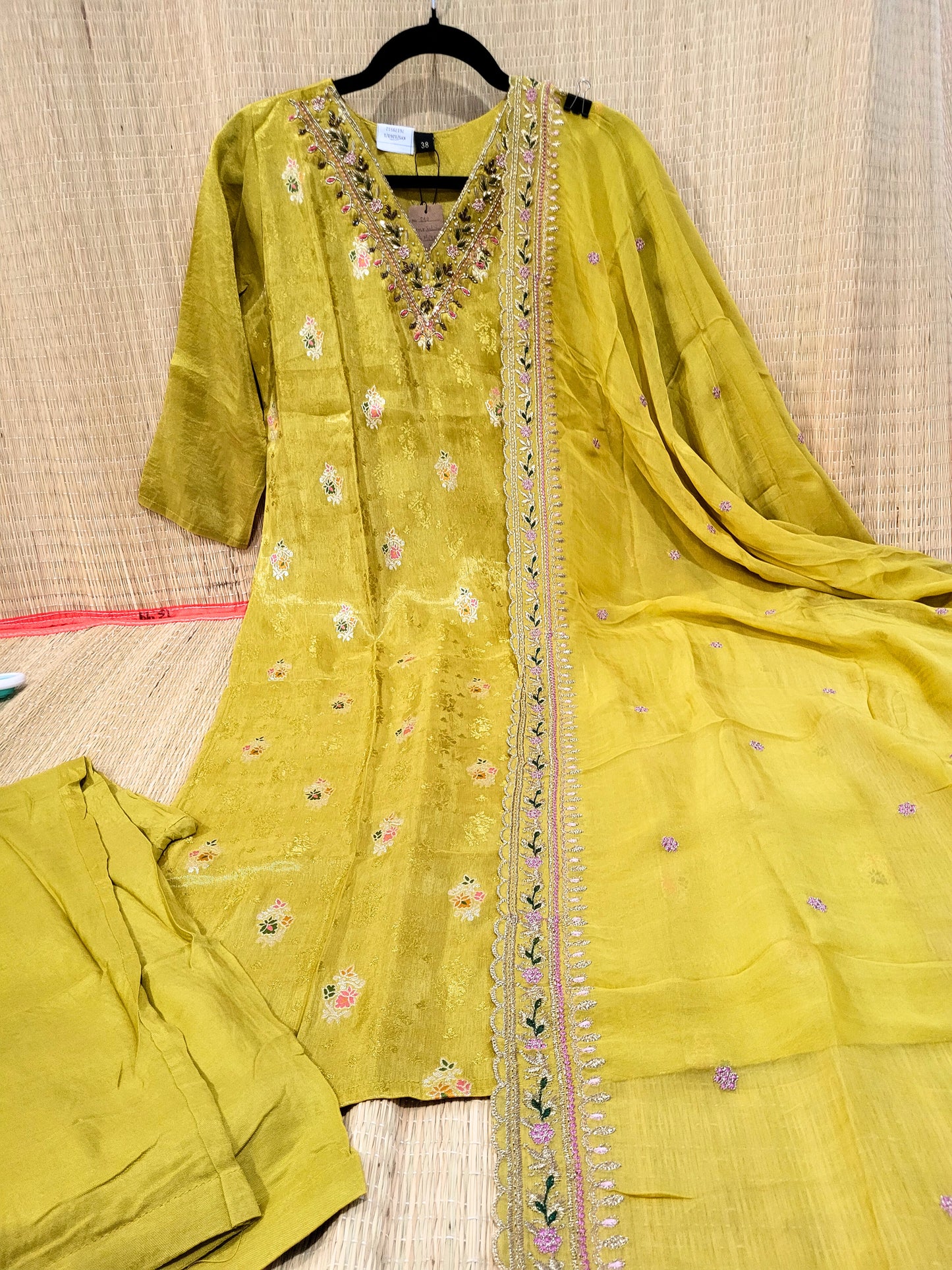 Banaras Tissue Silk Salwar Suit