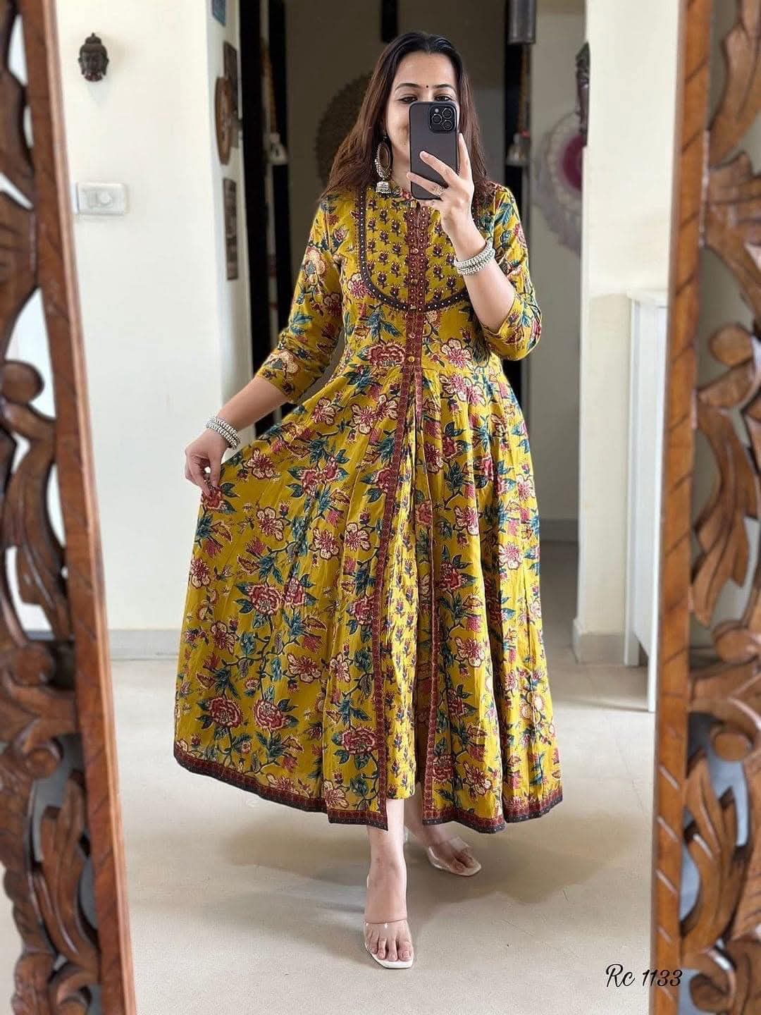 Cotton Block Printed Salwar Suit