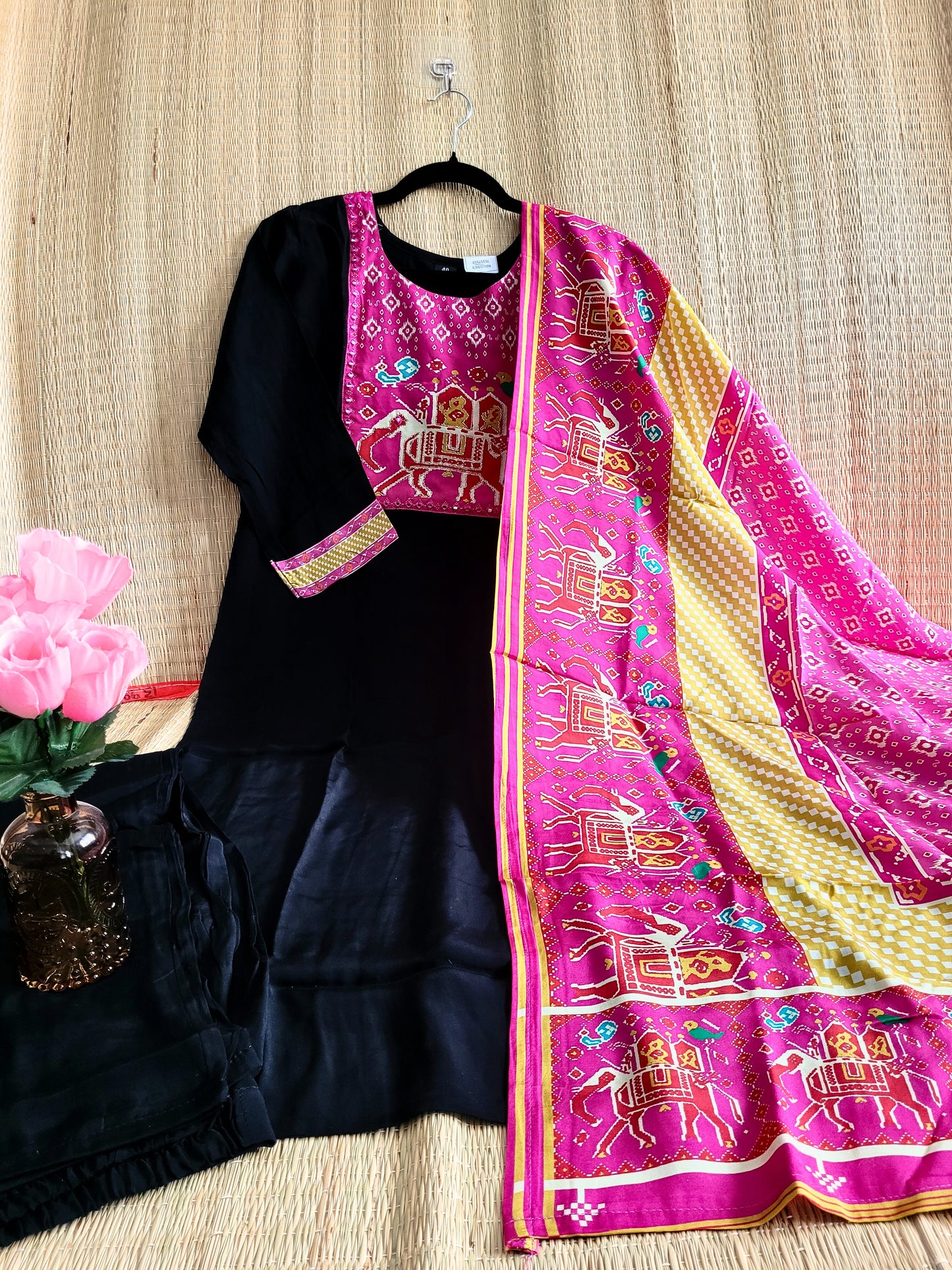 Modal Silk Salwar With Dupatta