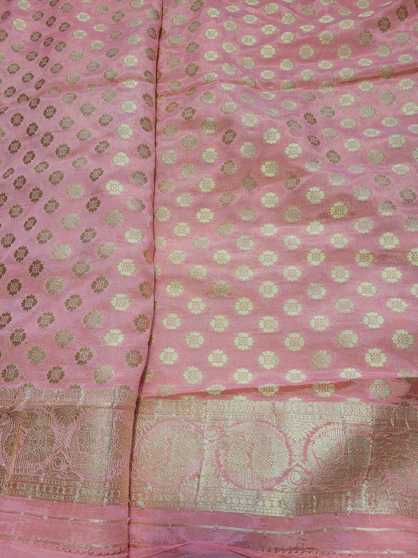 Satin Georgette Banaras Saree