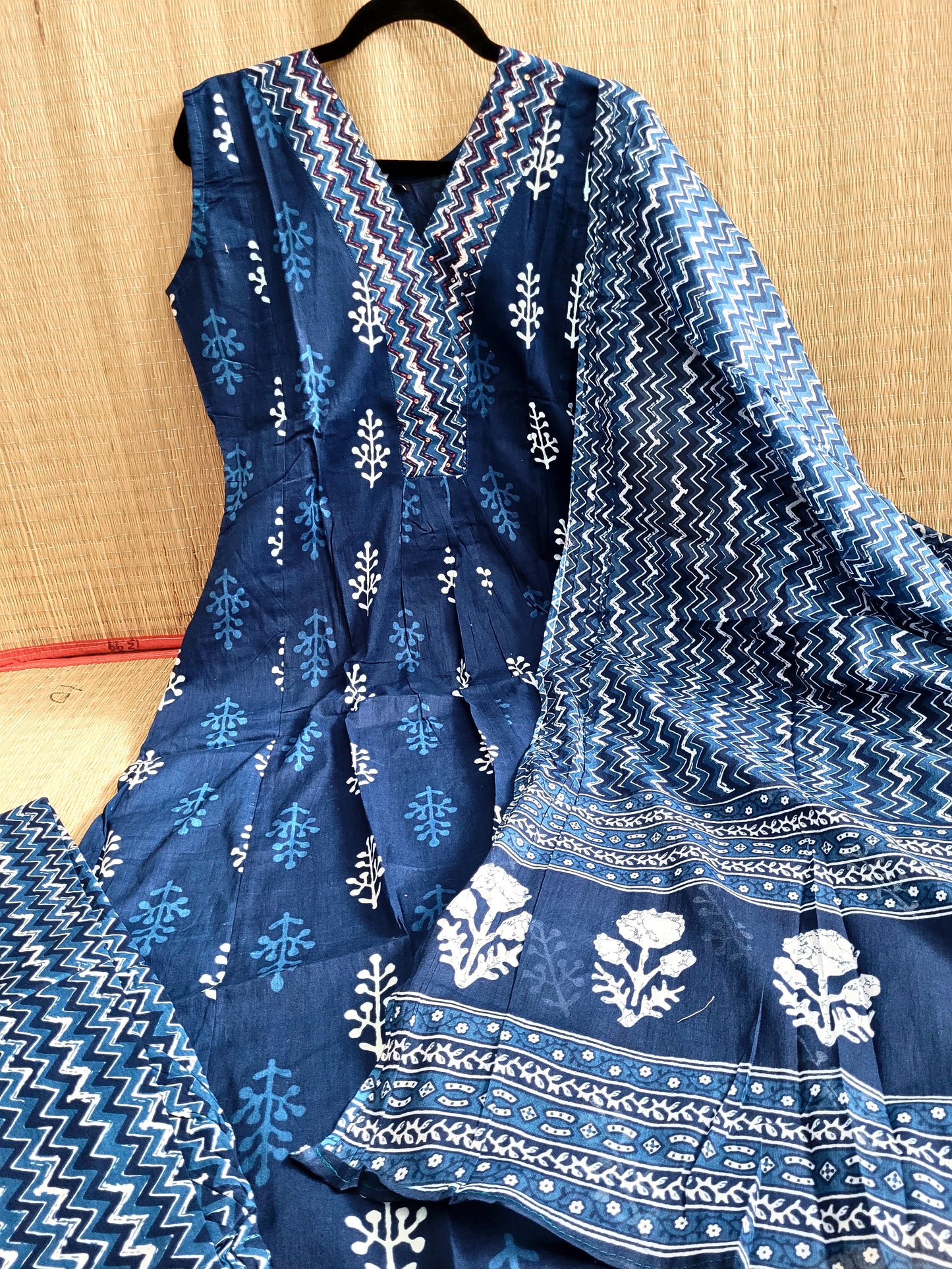 Block Printed Cotton Salwar Suit