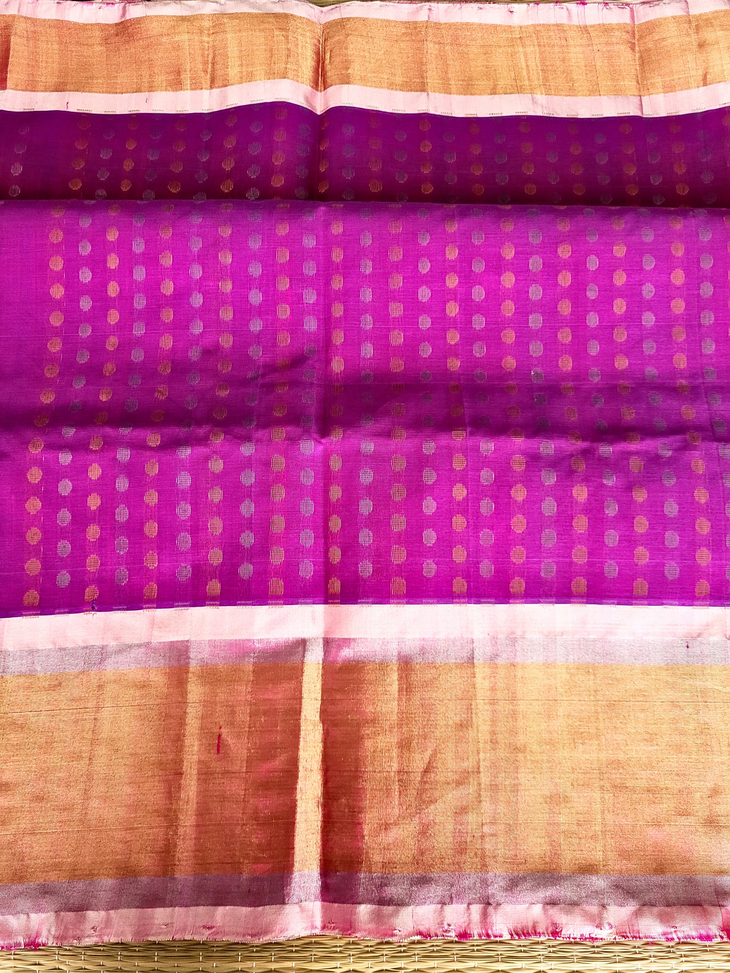 Chanderi Kuppadam Handloom Silk Saree