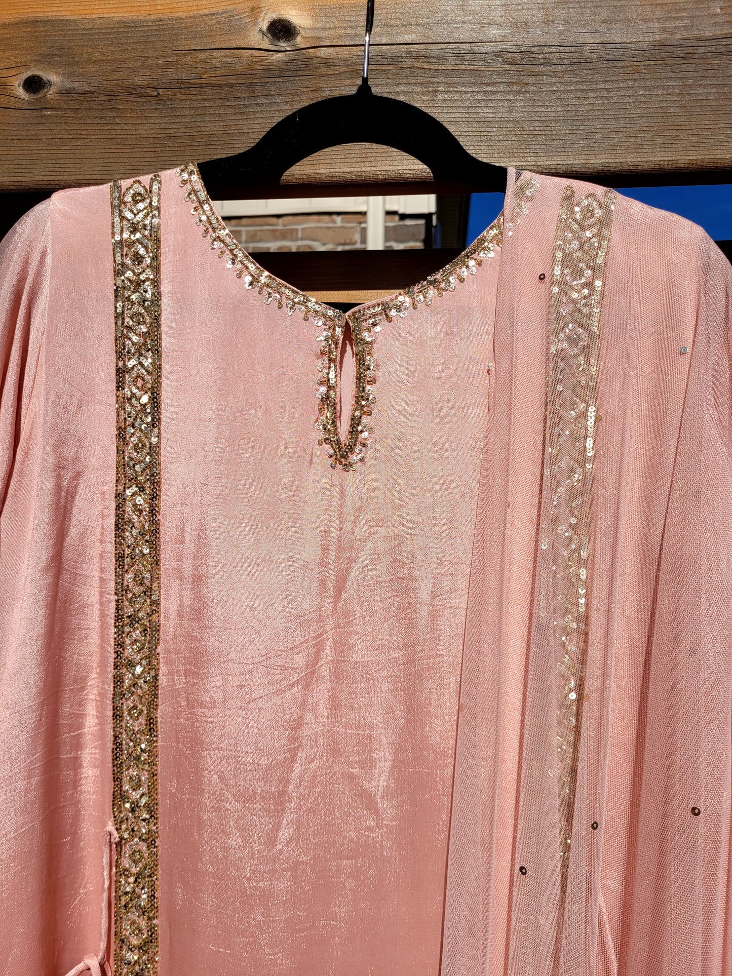 Chinon Crepe Salwar With Embroidery