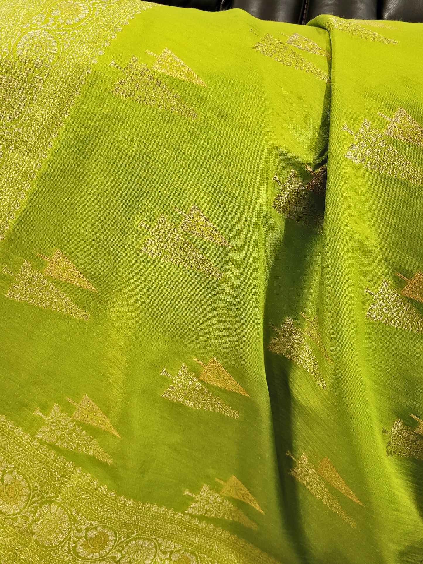 Semi Raw Silk Banaras Saree