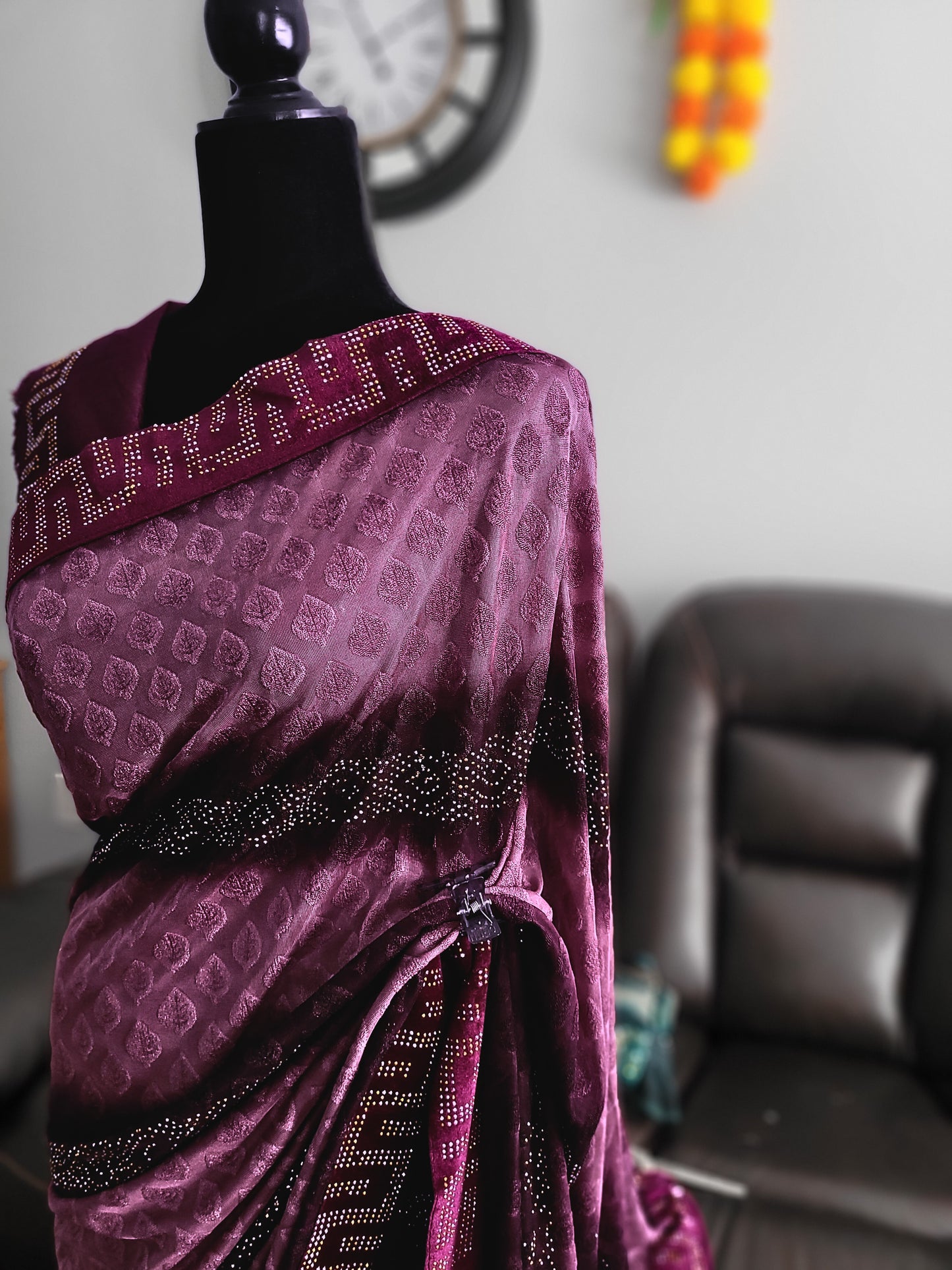 Velvet Brasso Saree