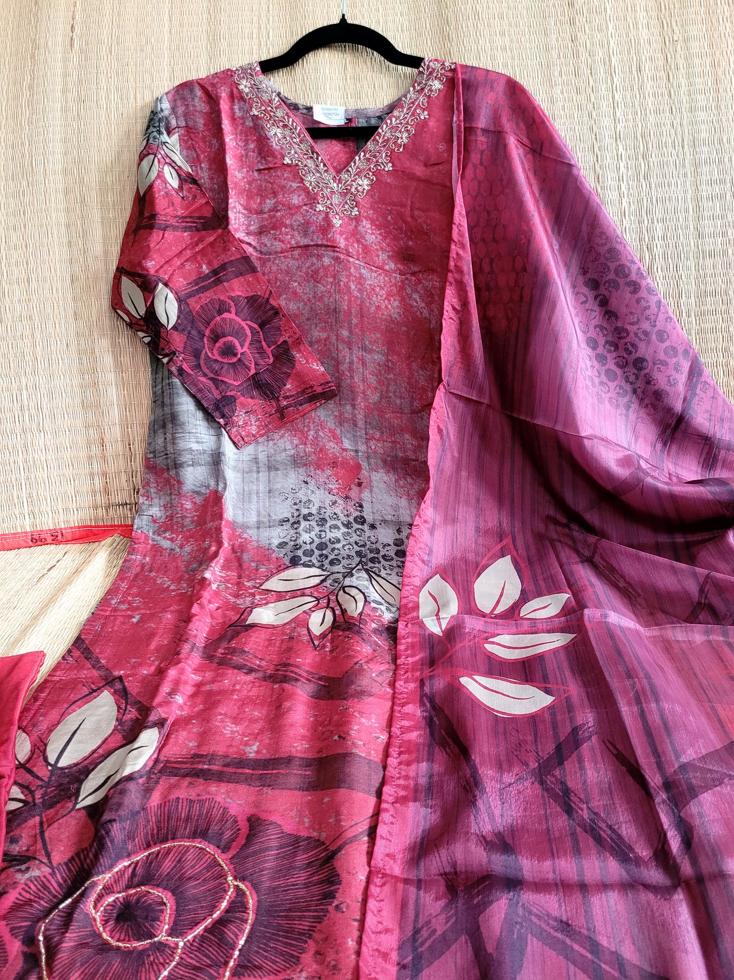 Crepe Printed Salwar With Dupatta