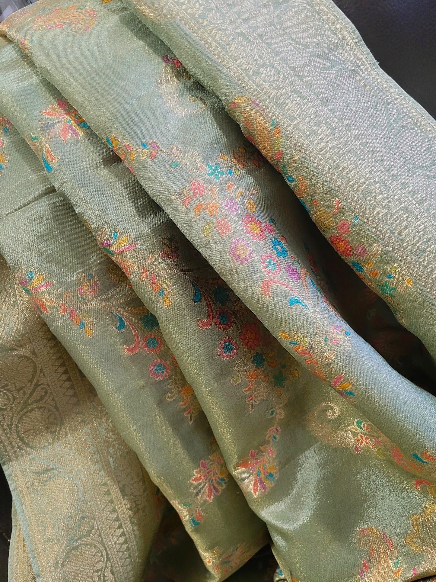 Premium Tissue Banaras Silk Saree