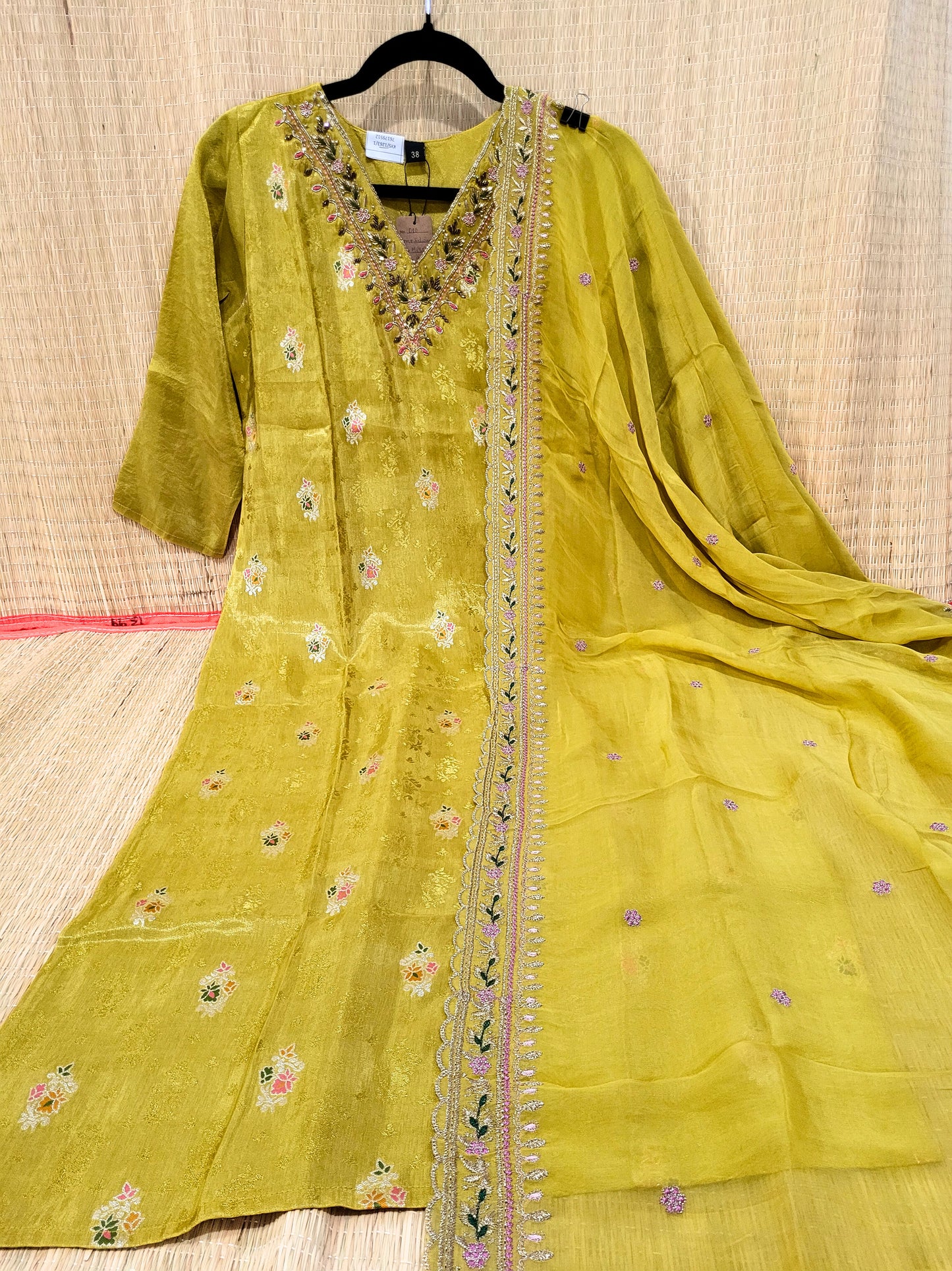 Banaras Tissue Silk Salwar Suit
