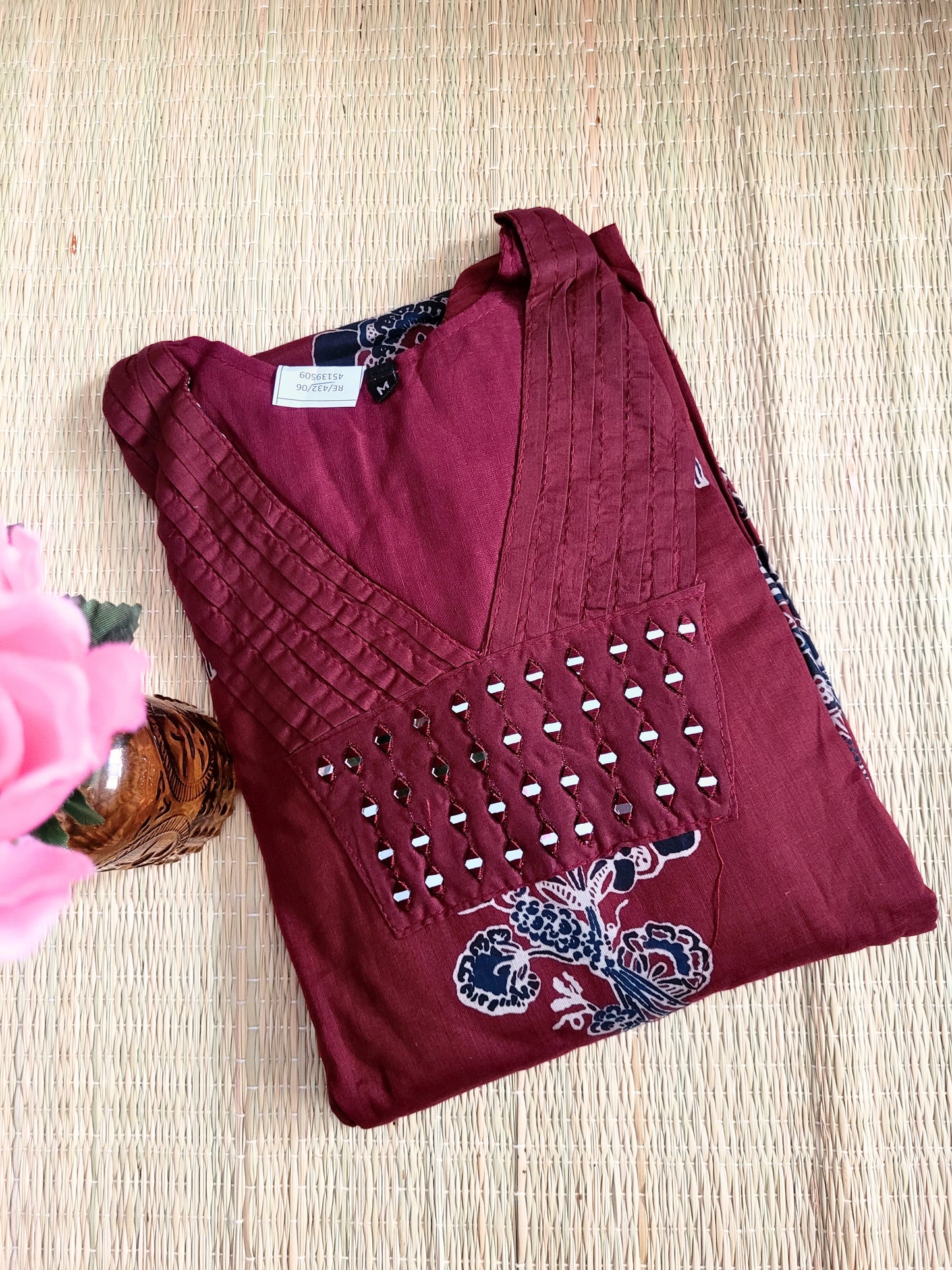 Ajrakh Block Printed Salwar Suit