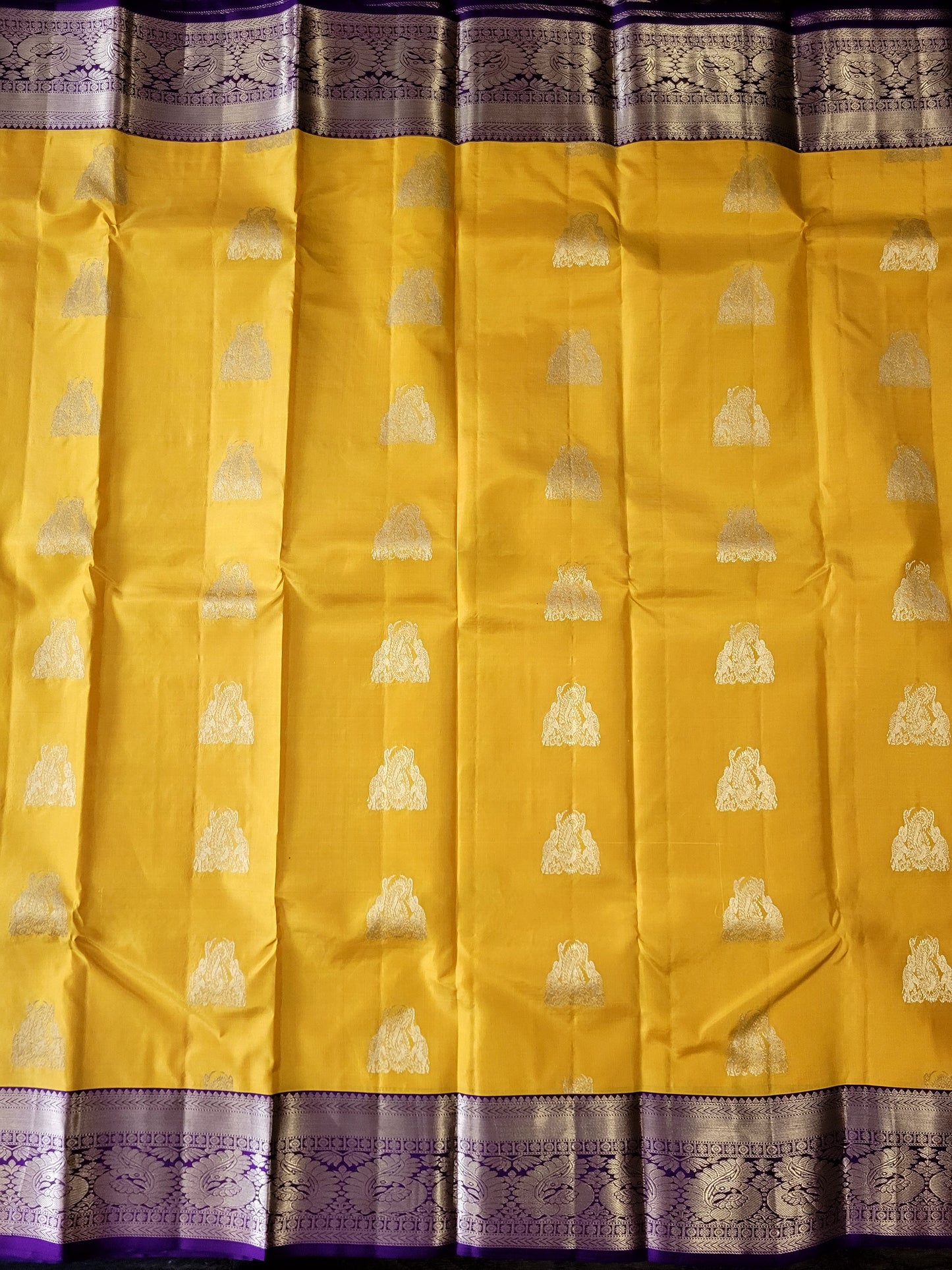 Pure Korvai Kanchipuram Handloom Silk Saree