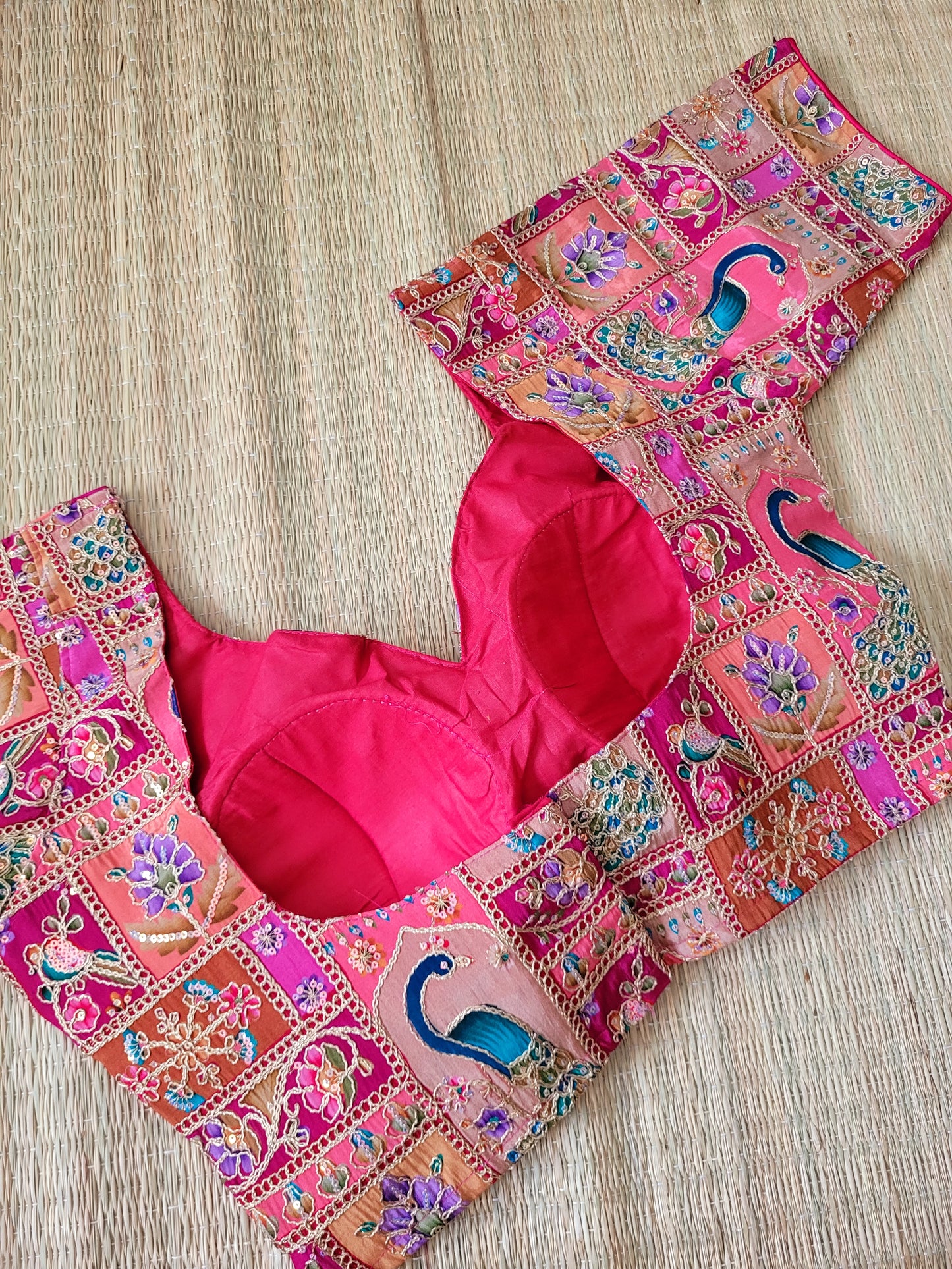 Viscose Chinon Embroidery Blouse