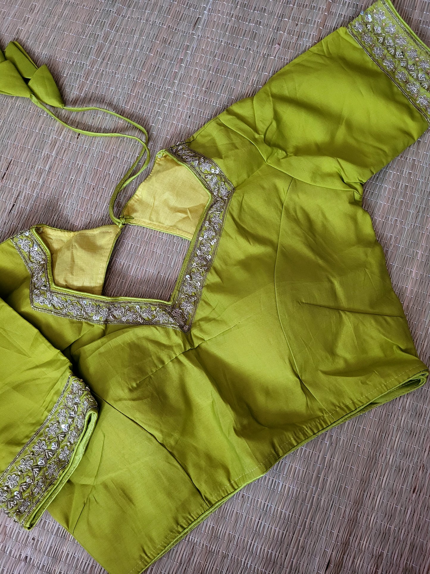 Roman Silk Zardosi Work Blouse