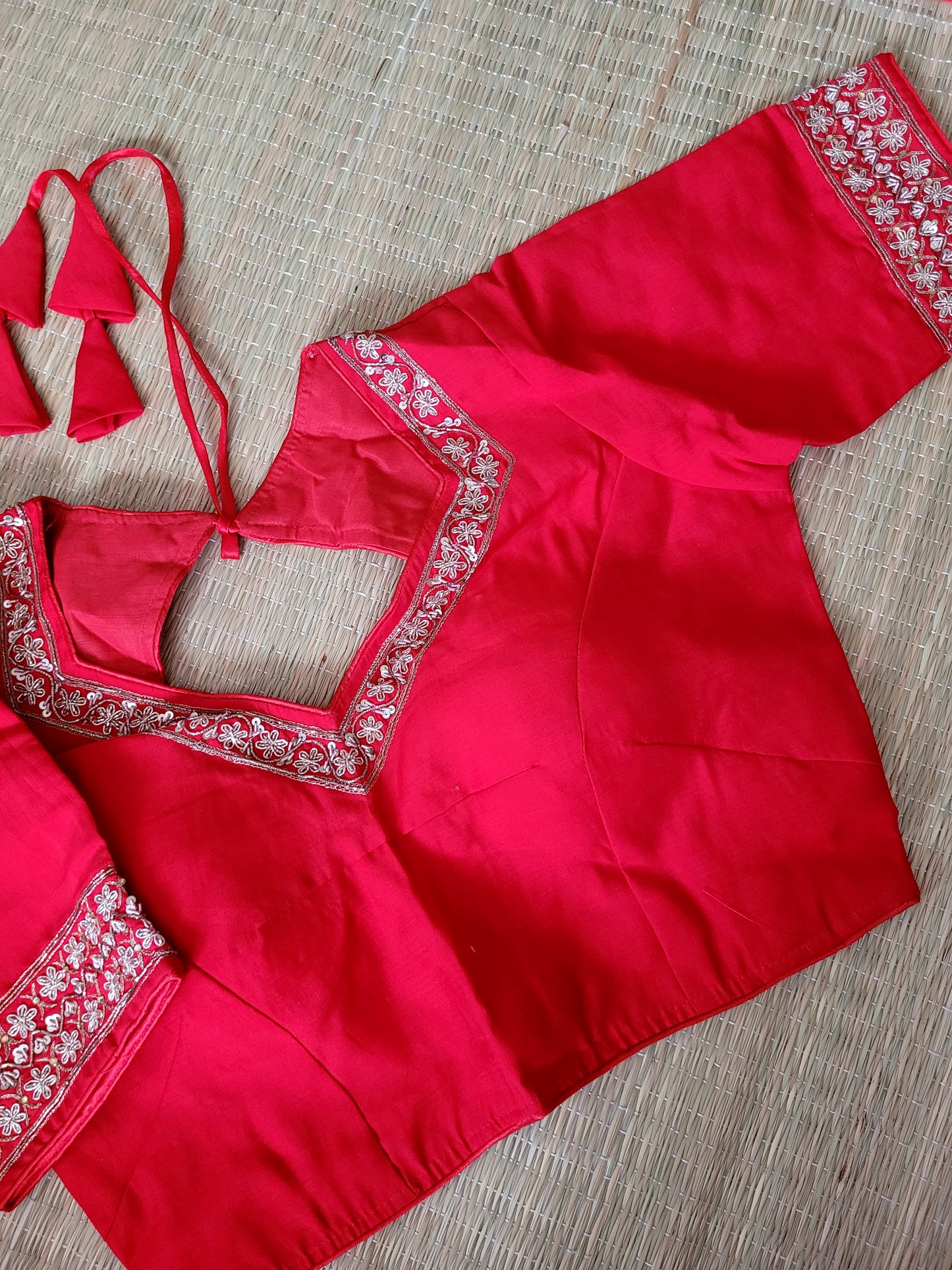 Roman Silk Zardosi Work Blouse