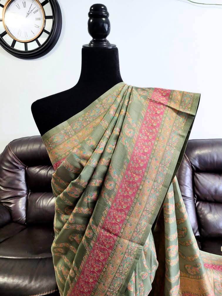 Pashmina Silk Saree