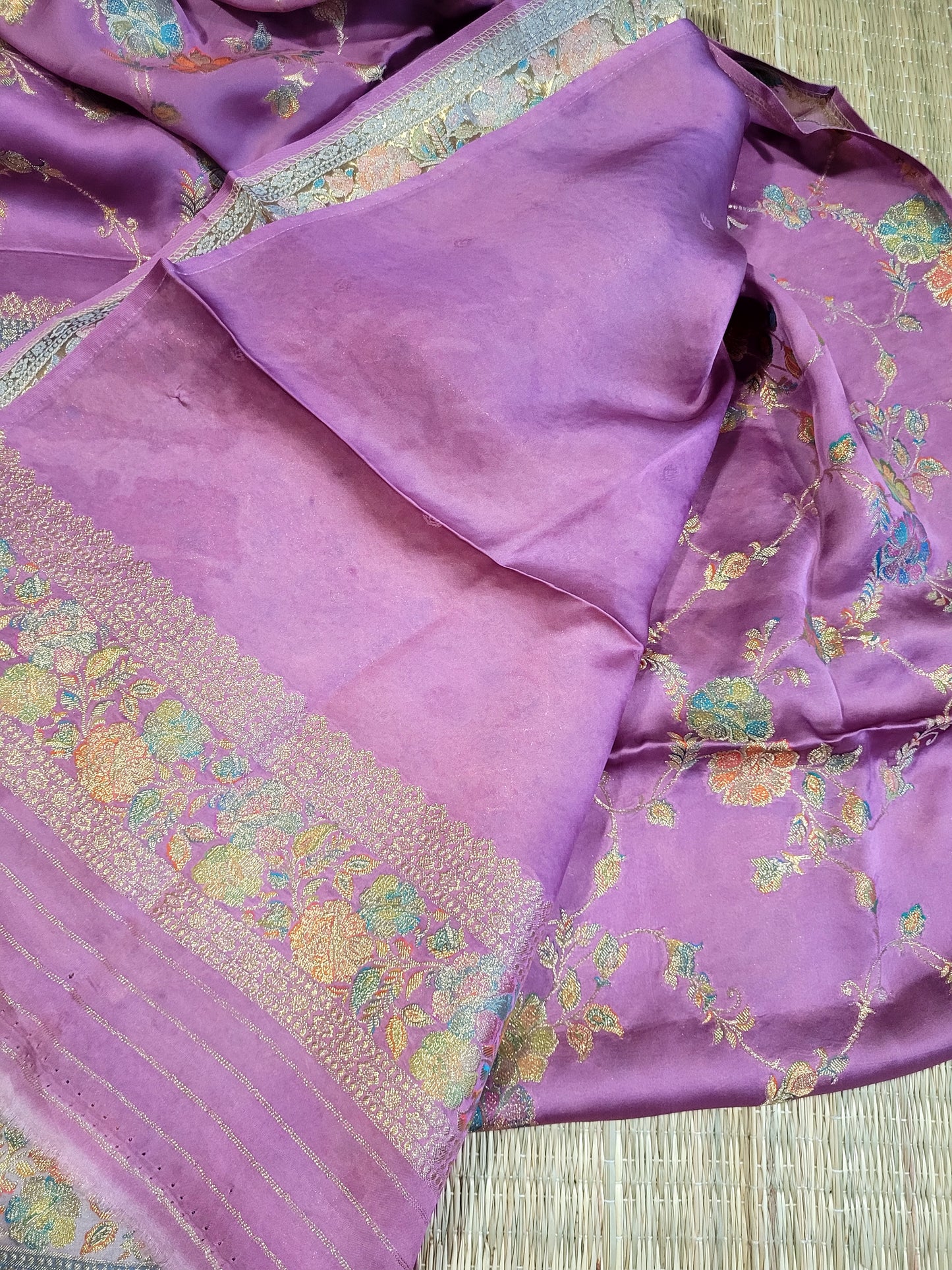 Banaras Raw Mango Silk Saree