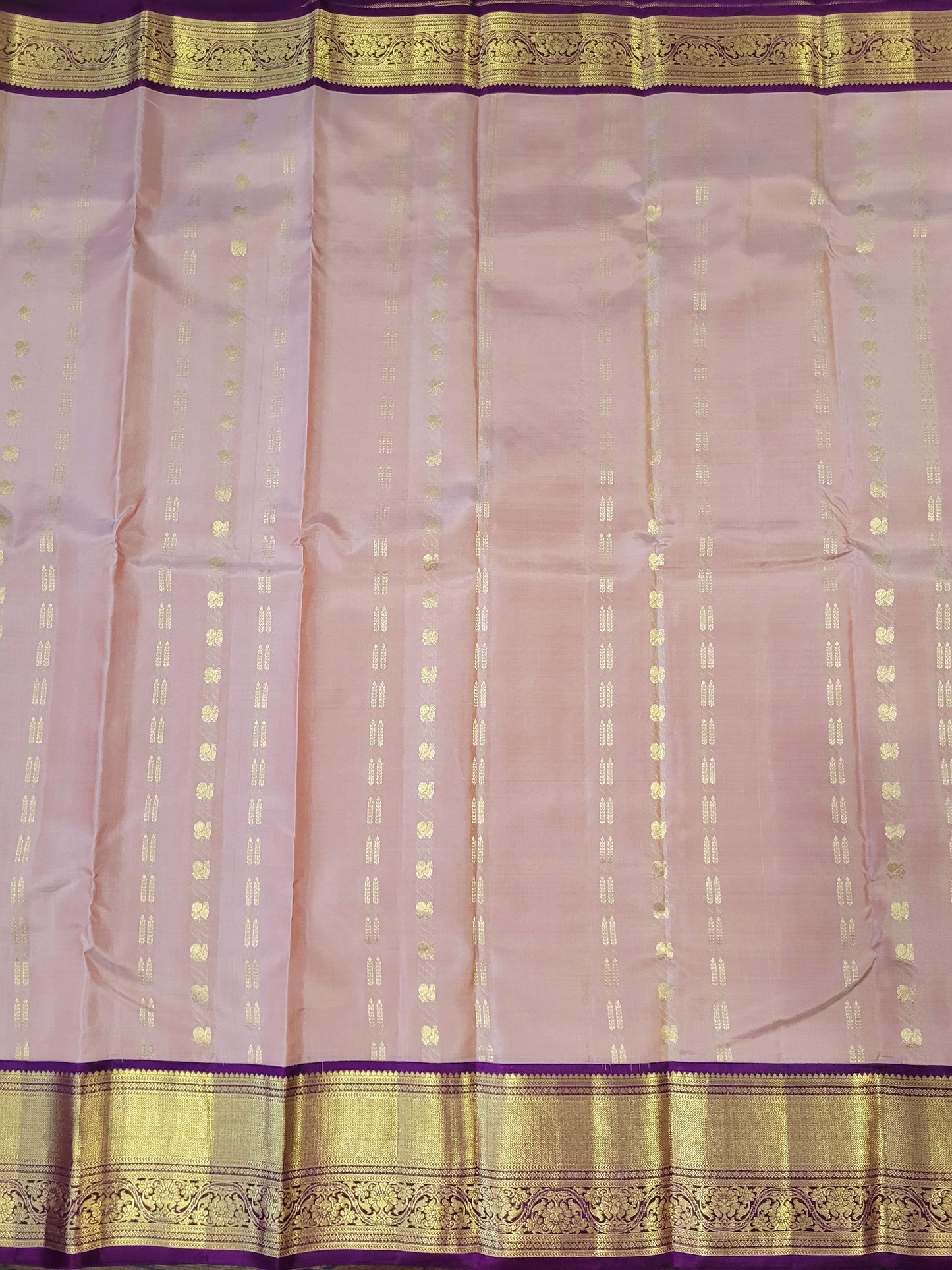 Pure Korvai Kanchipuram Handloom Silk Saree
