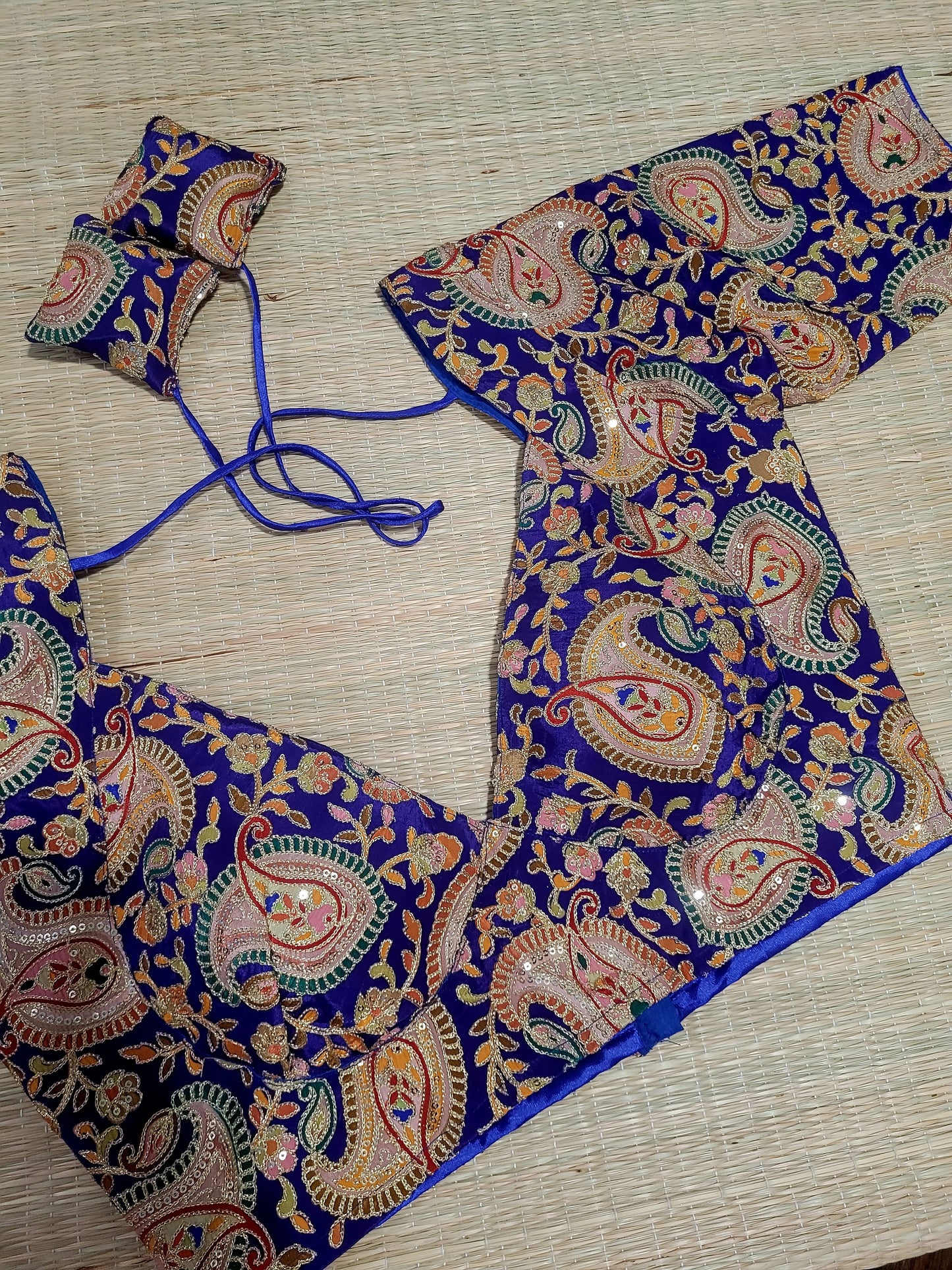 Viscose Chinon Embroidery Blouse