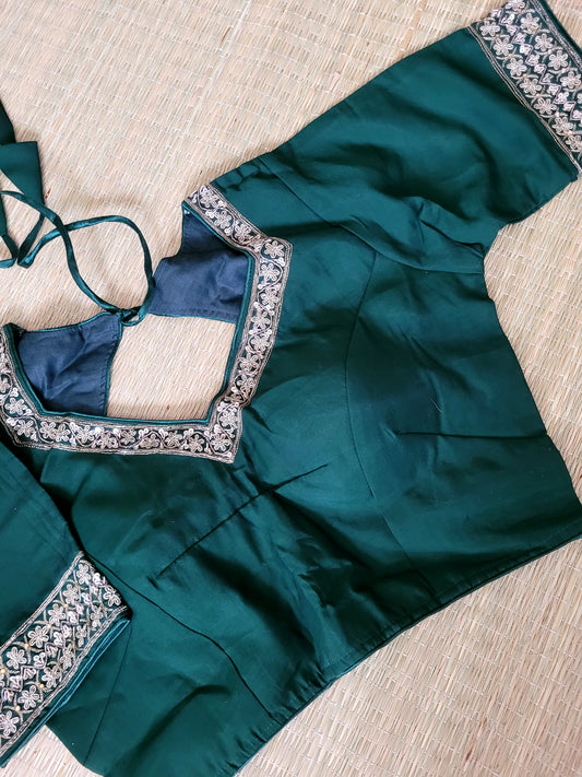 Roman Silk Zardosi Work Blouse