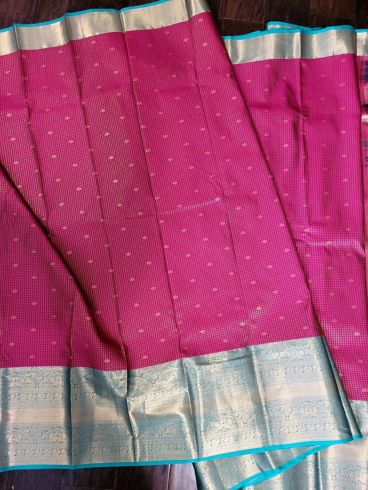 Semi Kanchipuram Handloom Silk Saree