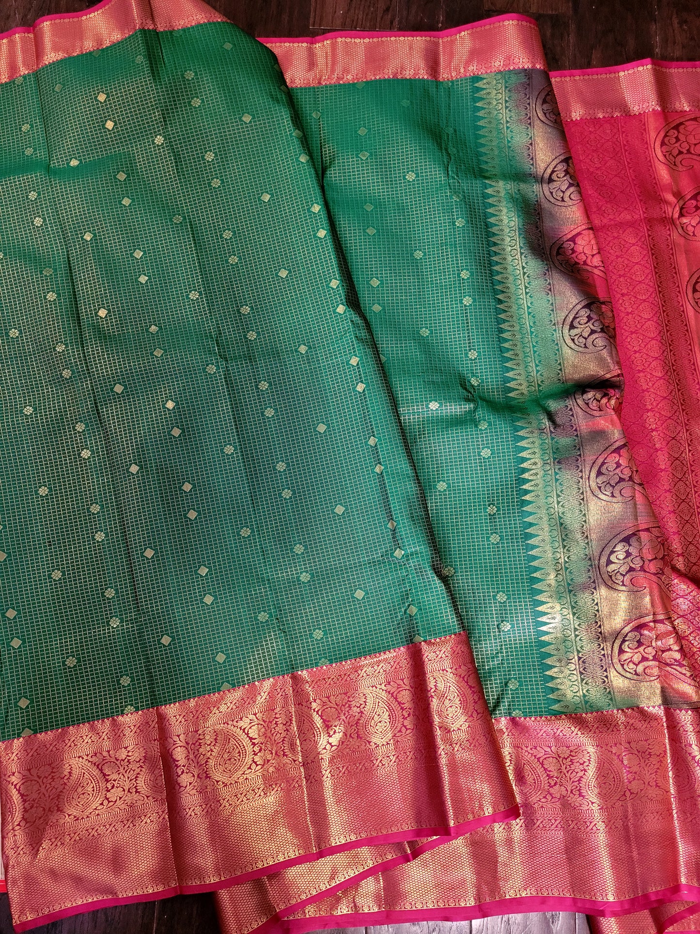 Semi Kanchipuram Handloom Silk Saree
