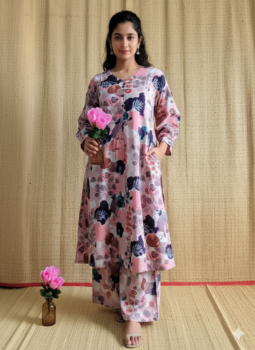 Cotton Printed Co-ord Set