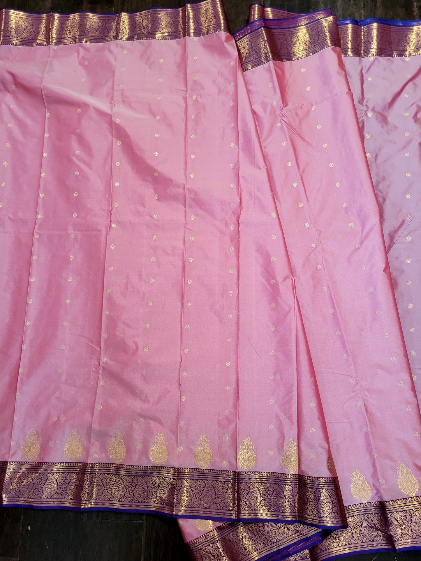 Semi Kanchipuram Handloom Silk Saree