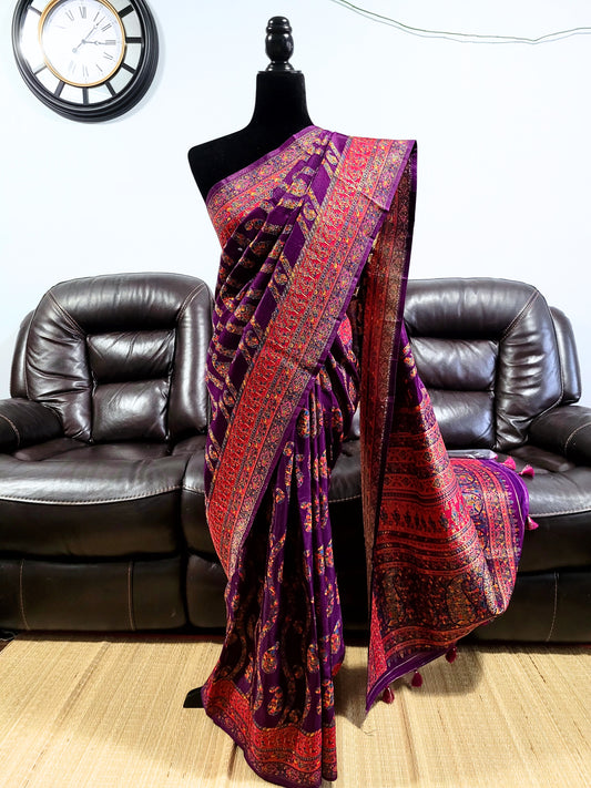 Pashmina Silk Saree