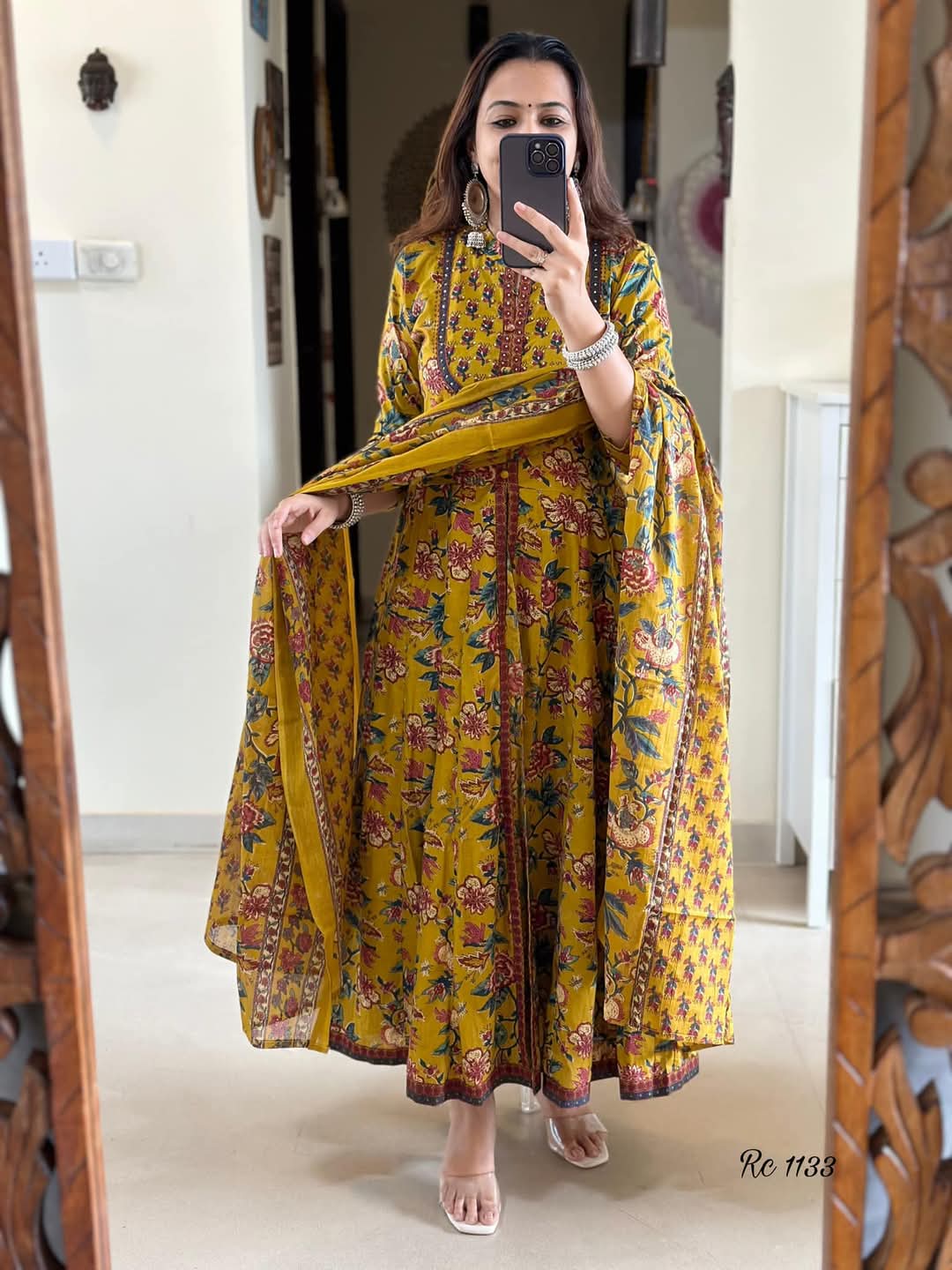 Cotton Block Printed Salwar Suit