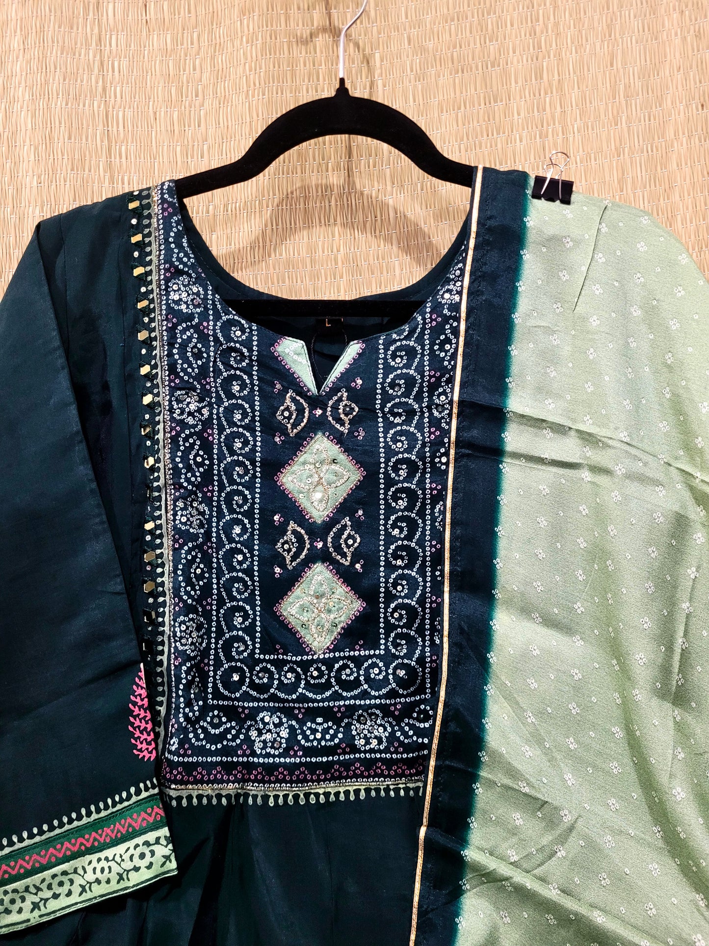 Muslin Anarkali Suit With Dupatta