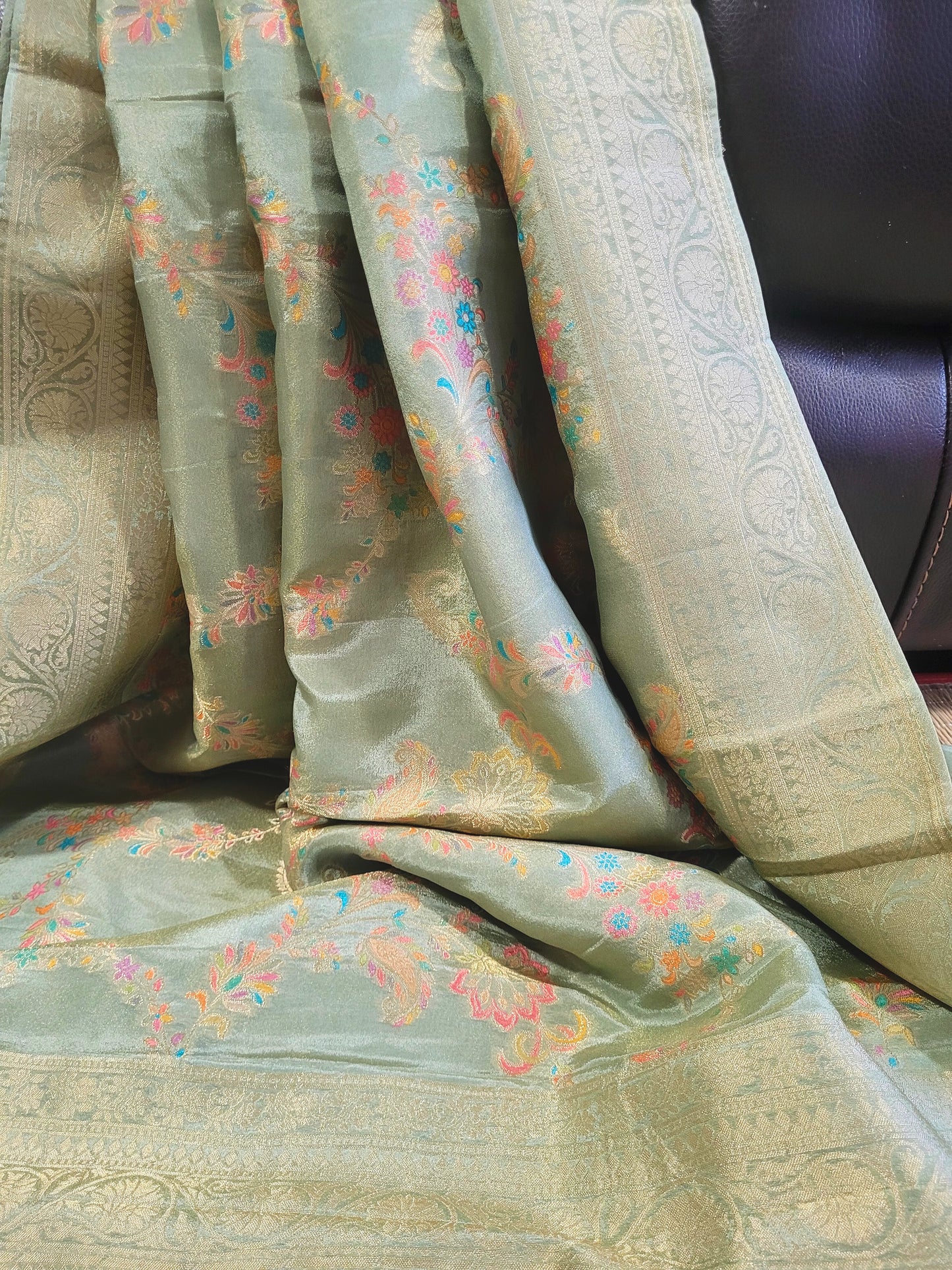 Premium Tissue Banaras Silk Saree