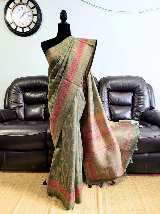 Pashmina Silk Saree