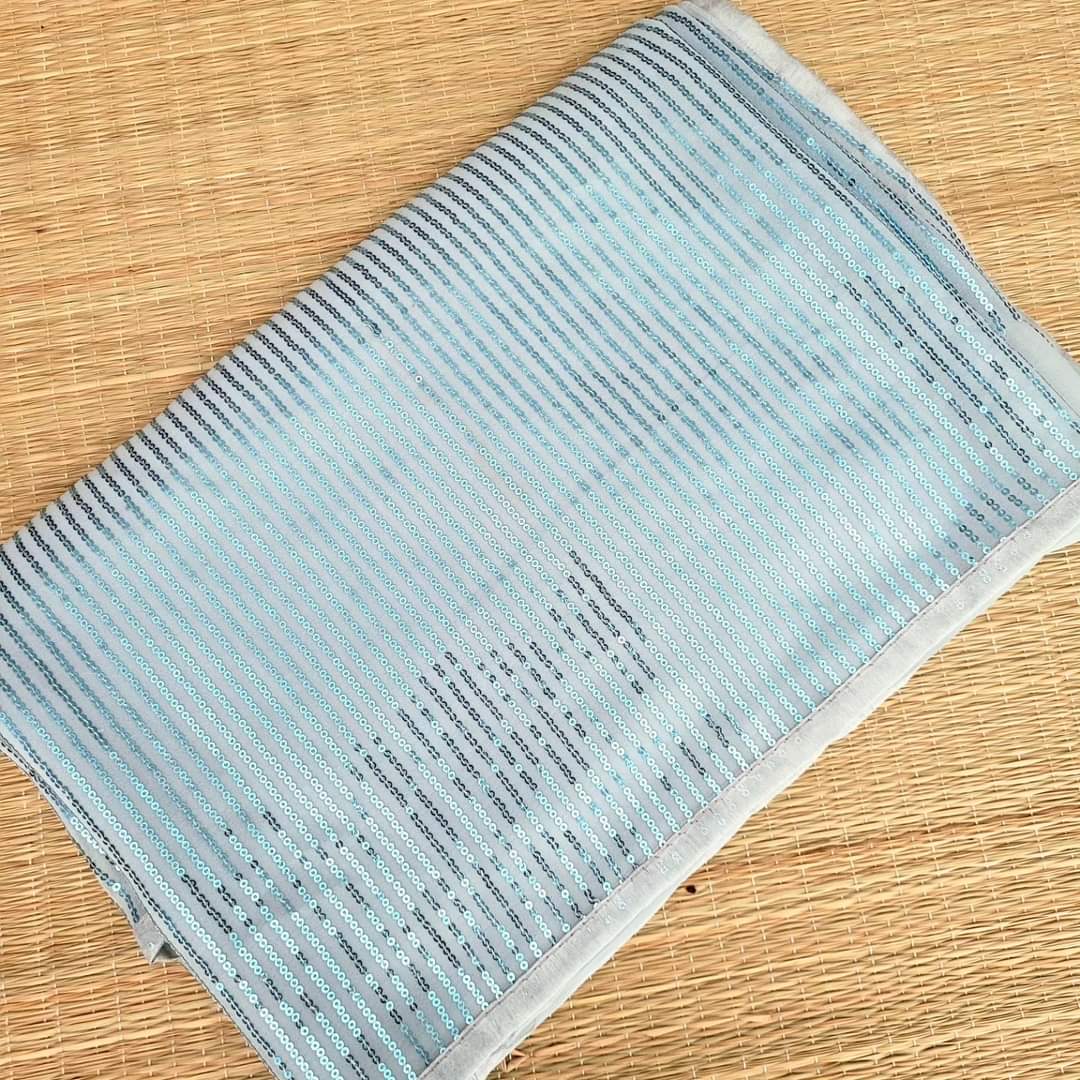 Georgette Sequins Saree