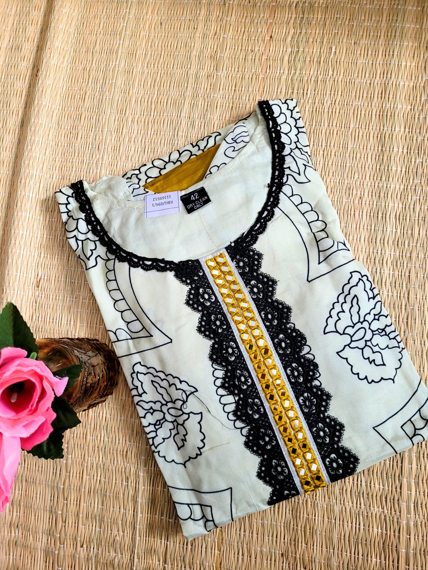 Pure Crepe Printed Salwar Suit
