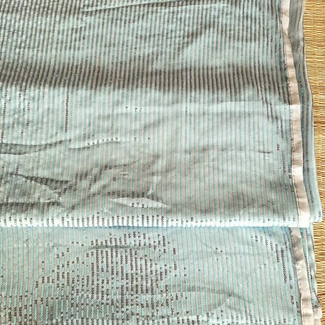 Georgette Sequins Saree