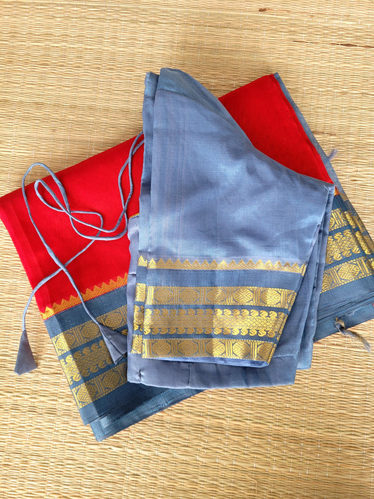 Pure Kanjivaram Sico Saree With Blouse