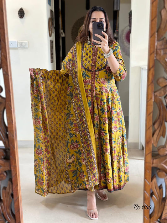 Cotton Block Printed Salwar Suit