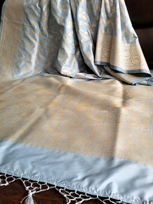 Semi Kathan Banaras Jaal Saree