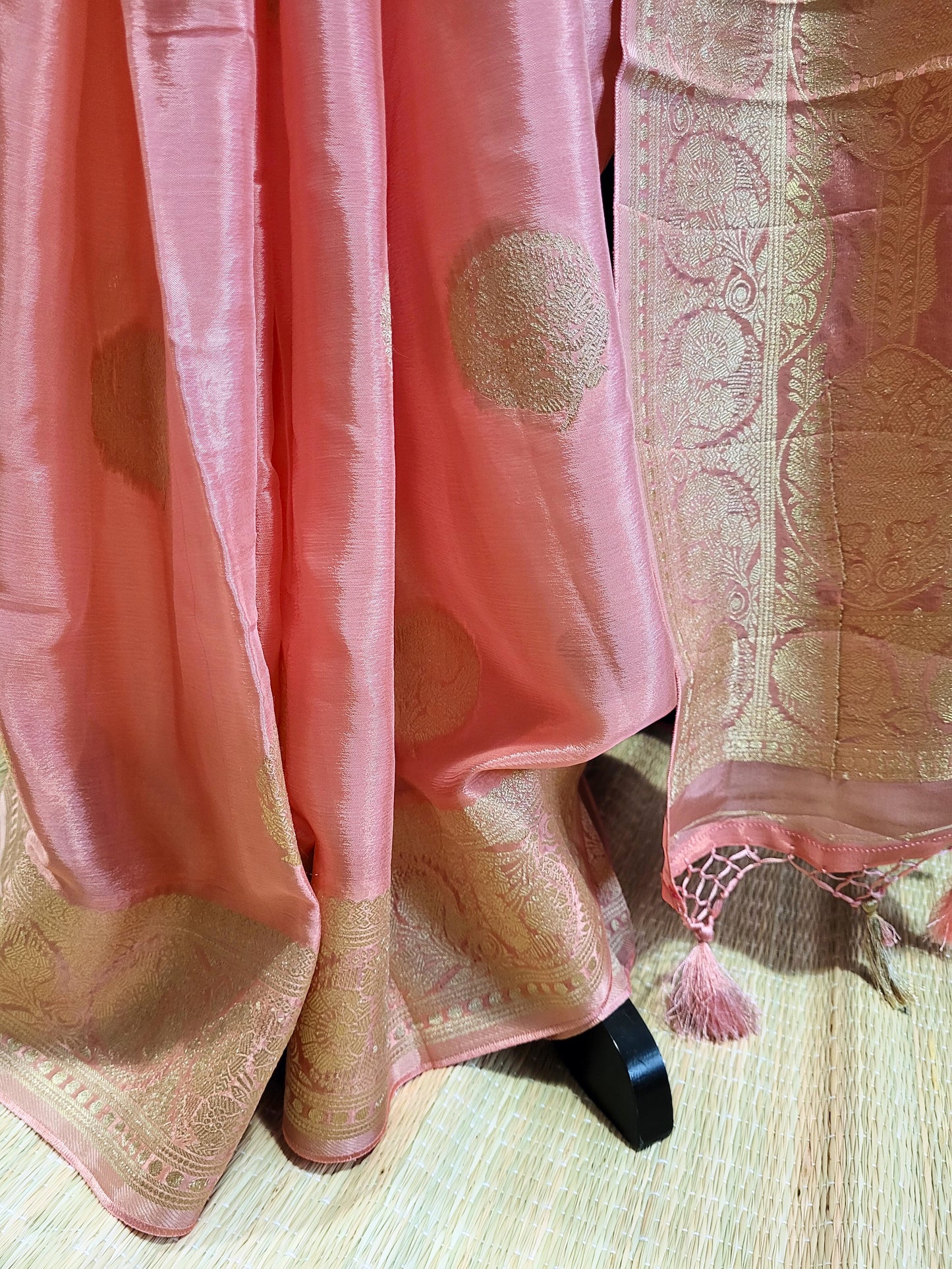 Satin Georgette Banaras Saree