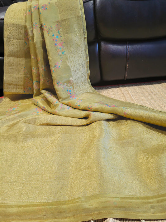 Premium Banaras Tissue Silk Saree