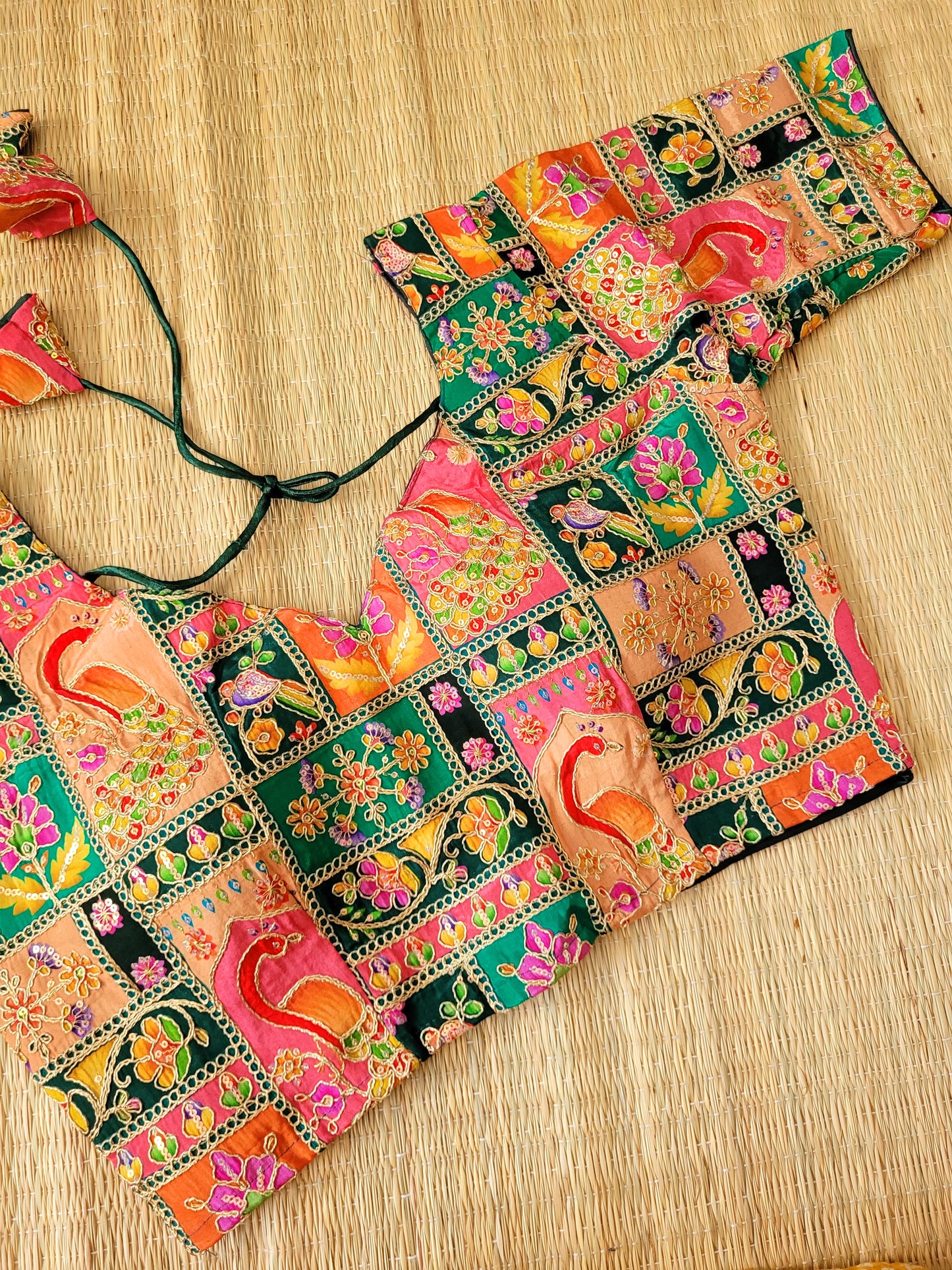 Viscose Chinon Embroidery Blouse