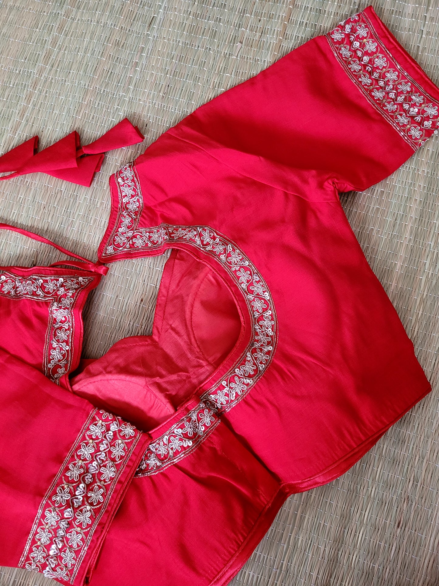 Roman Silk Zardosi Work Blouse