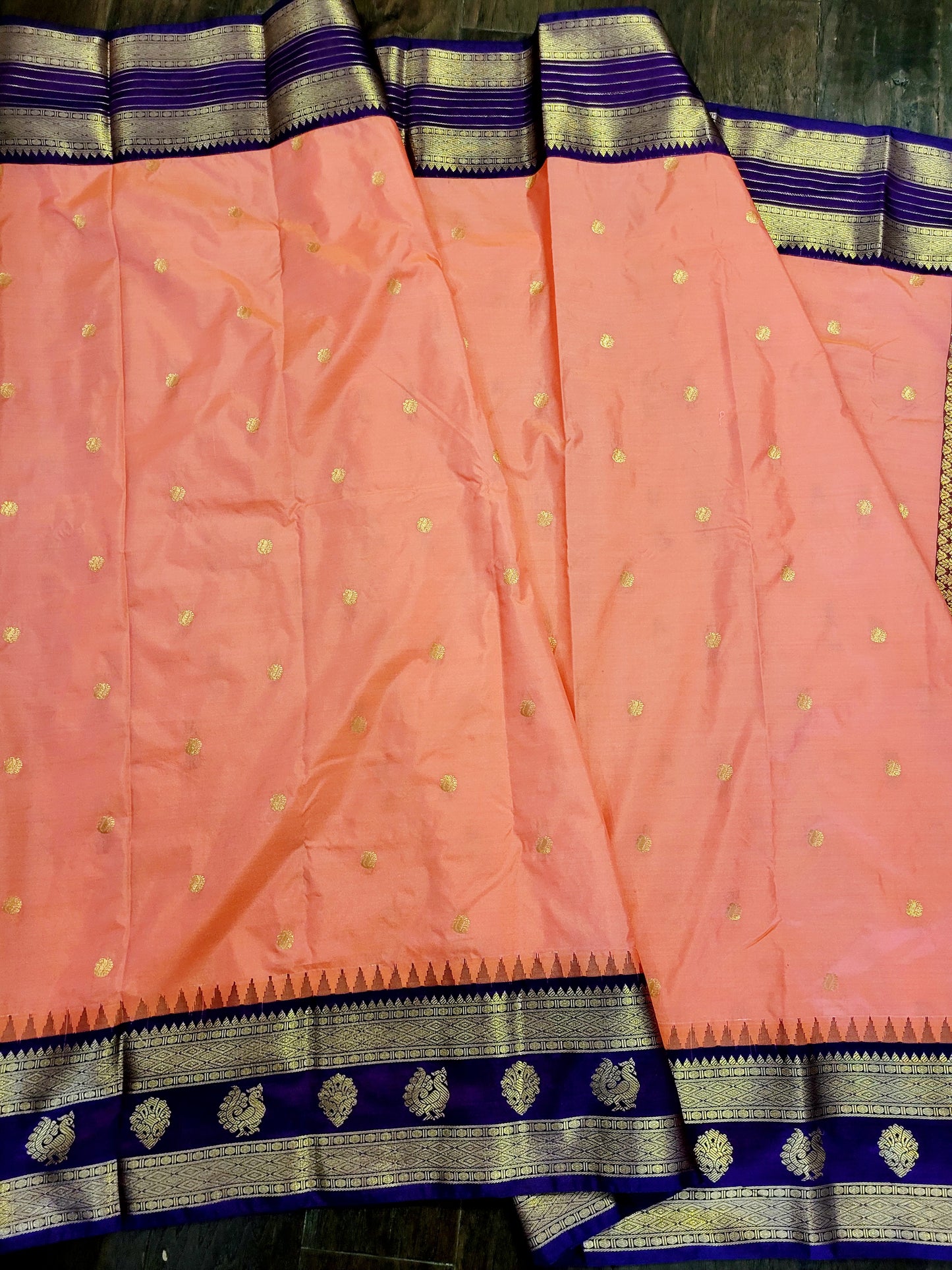 Semi Kanchipuram Handloom Silk Saree